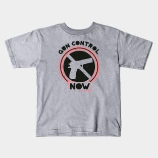Gun Control Now Kids T-Shirt